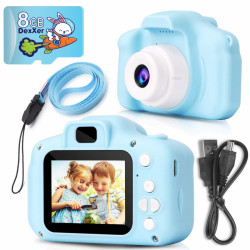 Dětský digitální fotoaparát, kamera X200 - HD 1080p, modrý