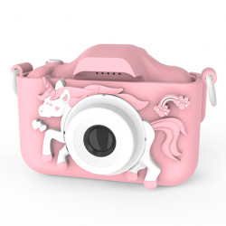 Dětská kamera X5 Unicorn, růžová