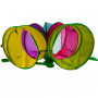 Detský tunel na hranie húsenica Caterpillar, 165 cm, farebná