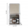 Digitálna vrecková mini váha 500g x 0,1 g
