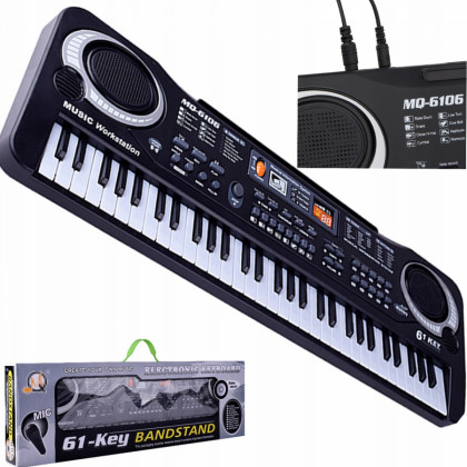 Elektronický klavír + mikrofón - 61 kláves