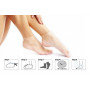 Exfoliačné ponožky pre odstránenie suchej a popraskanej kože nôh - zlupovacia kúra