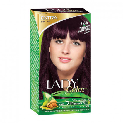 Farba na vlasy LADY in Color - 5.66 Burgundy