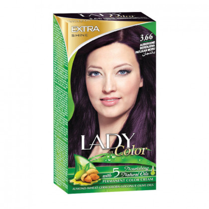 Farba na vlasy LADY in Color - 3.66 baklažán
