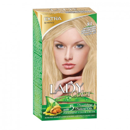 Farba na vlasy LADY in Color - 8.1 popolavá blond
