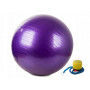 Fitness míč s pumpou - fialový