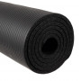 Fitness podložka na jogu 180 x 60 x 1 cm, čierna