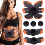Fitness stimulátor břišních svalů EMS 3ks, oranžový