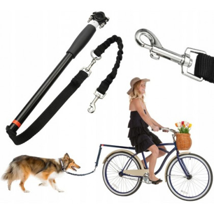 Vodítko na bicykel pre bezpečné cyklopotulky so psami