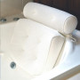 Koupelnový polštář, 36x32x8cm, bílý