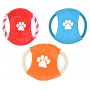 Hračka pre psov preťahovanie lanom - Frisbee disk, červená