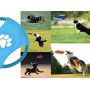 Hračka pro psy na přetahování lanem - disk frisbee, červený