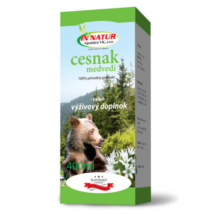 Medvedí cesnak výluh, 100% prírodný koncentrát 500 ml