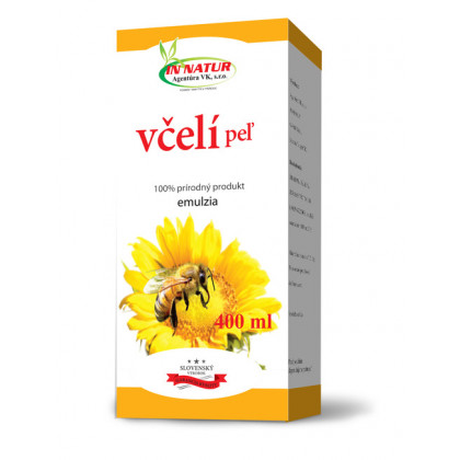 Včelí peľ emulzia,100% prírodný produkt, 400 ml