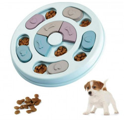 Interaktivní hračka pro psy, Dog Puzzle Toys, 24 x 24 cm, modrá