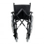 Oceľový invalidný vozík Cruiser2, šírka sedadla 48 cm, čierny