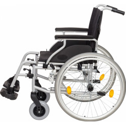 Invalidní vozík Cruiser2 45 cm, stříbrný