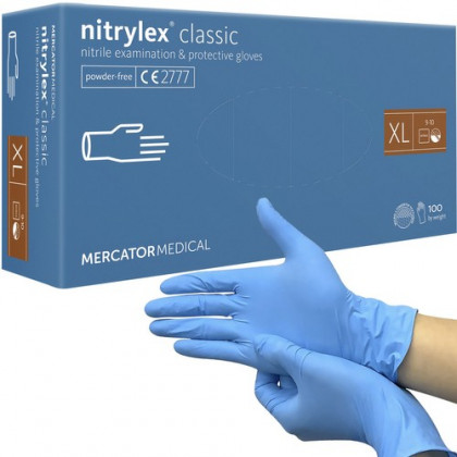 Jednorazové nitrilové rukavice Nitrylex XL - 100ks