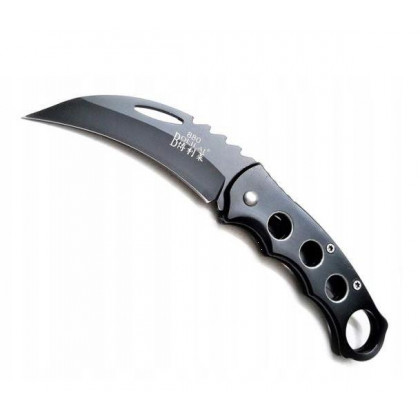 Kapesní nůž Karambit 16 cm, černý