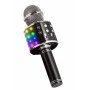 Karaoke mikrofon s reproduktorem a podsvícením WS858L, růžový