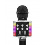 Karaoke mikrofon s reproduktorem a podsvícením WS858L, růžový