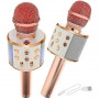 Karaoke mikrofón s reproduktorom, rose gold