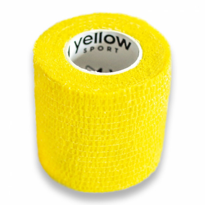 Kohezívny obväz yellowBAND - 5cm x 4,5m, žltý