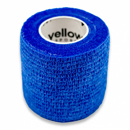 Kohezívny obväz yellowBAND - 5cm x 4,5m, modrý