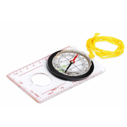Kompas/buzola na čítanie a označovanie máp s mierkou 1:50000