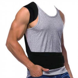 Bandáž, vesta pro správné držení těla a zad s kovovými výztuhami - XL unisex