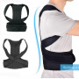 Bandáž, vesta pre správne držanie tela a chrbta s kovovými výstuhami - L unisex