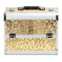 Kozmetický kufrík 30,5 x 20,5 x 25 cm zlatý