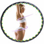 Kruh hula hoop dvojitý s magnetom na cvičenie 1180g - priemer 98 cm