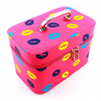 Kufrík na kozmetiku - ružový