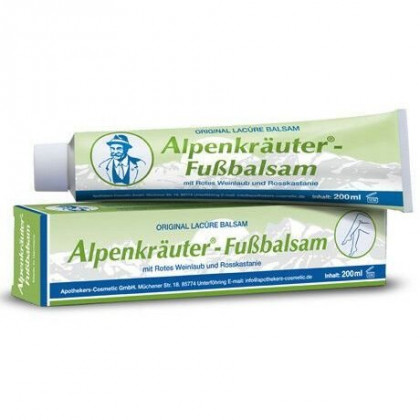 Alpenkräuter-Fussbalsam, balzam z alpských bylín na nohy - 200ml