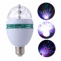 LED Disko žiarovka E27 3W RGB
