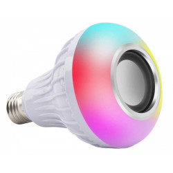 Barevná žárovka LED RGB s reproduktorem Bluetooth