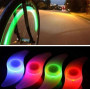 LED světlo na kole zelené