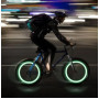 LED svetlo do výpletu bicykla zelené