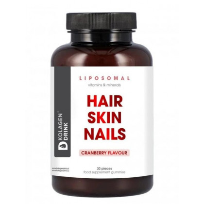 Liposomal HAIR, SKIN, NAILS aktívna lipozomálna výživa na vlasy 30 gumených cukríkov