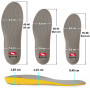 Měkké pěnové stélky, které tlumí nohu - větrané L (42-45)