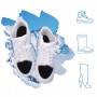 Sada 3 párov protipotových zimných vložiek do topánok z fleece 32-46, ColdFit, EU (32-46)