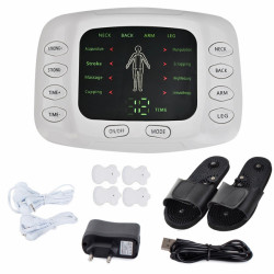 Masážní elektrostimulátor XTK-7005 s akupunkturními pantoflemi