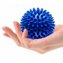 Masážní rehabilitační ježek 8,5 cm, modrý