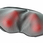 Masážní přístroj shiatsu s infračerveným ohřevem pro tělo, krk, ramena - černý