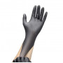 Nitrylex jednorazové nitrilové rukavice bez púdru čierne 100 ks, M