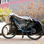 Ochranná plachta na bicykel 11 x 190 x 68 cm, čierna