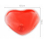 Ohrievač rúk, ohrievací gélový vankúšik v tvare srdca, červený
