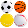 Pěnový míč s motivem oblíbeného sportu 6,3 cm