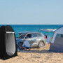 Plážový stan pro převlékání a sprchování Cabine, 190 cm x 110 cm x 110 cm, černý
